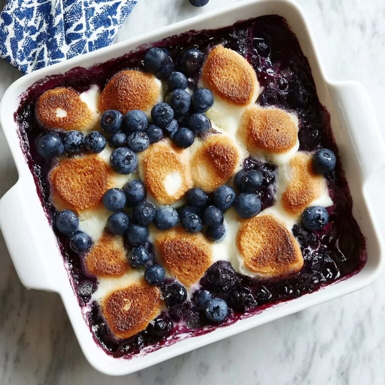Overnight Blueberry French Toast Casserole