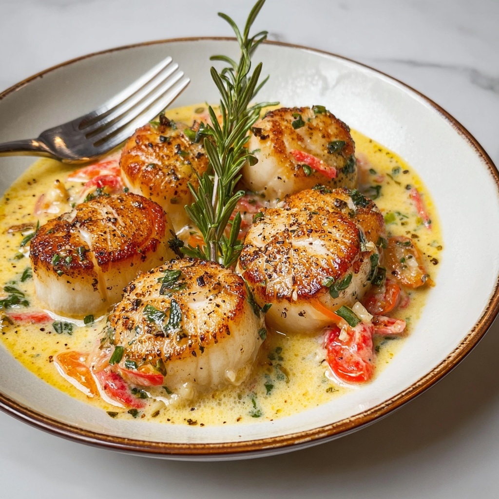Succulent Tuscan Butter Scallops in 25 Minutes! - Recipe Image