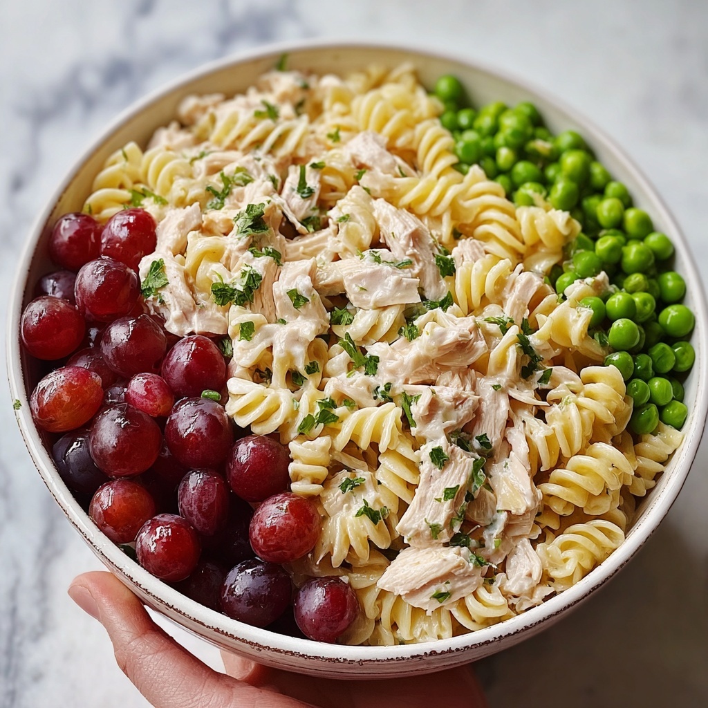 Crispy Waldorf Chicken Pasta Salad for Summer Bliss - Recipe Image