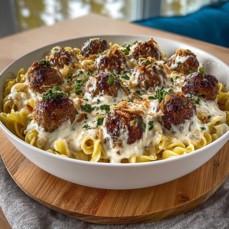 Swedish Meatball Pasta Bake Recipe