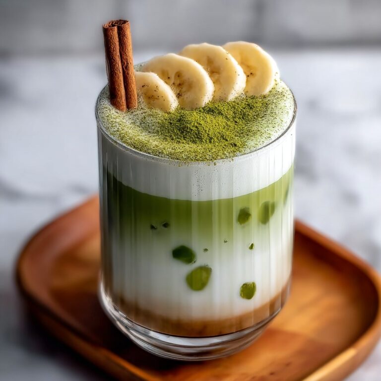 Creamy Easy Banana Matcha Latte for a Refreshing Boost Recipe
