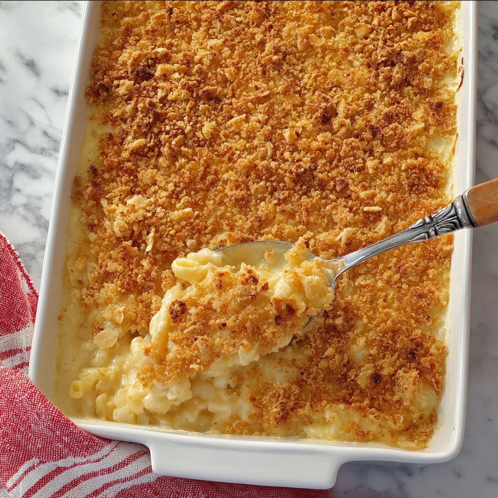 Baked Mac and Cheese with Cheez-It Crust Recipe - Recipe Image
