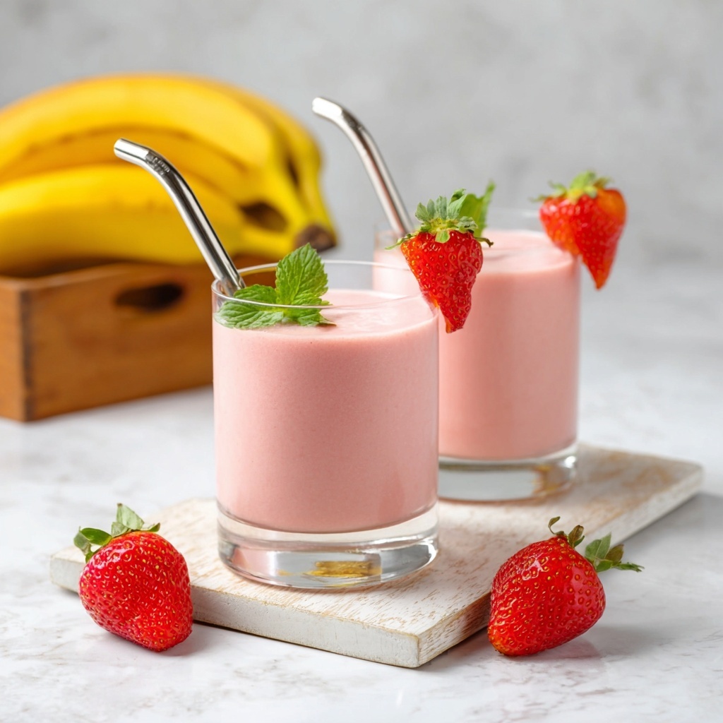 Strawberry Avocado Smoothie Recipe - Recipe Image