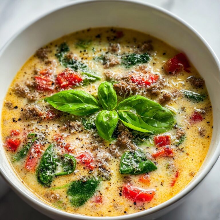 Delicious Parmesan Beef Sausage Ditalini Soup Recipe