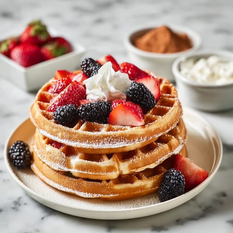 Healthy Protein Waffles in Just 10 Minutes Recipe