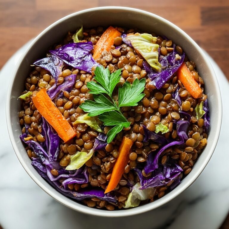 Warm Your Soul with Slow Cooker Cabbage & Lentils Delight Recipe