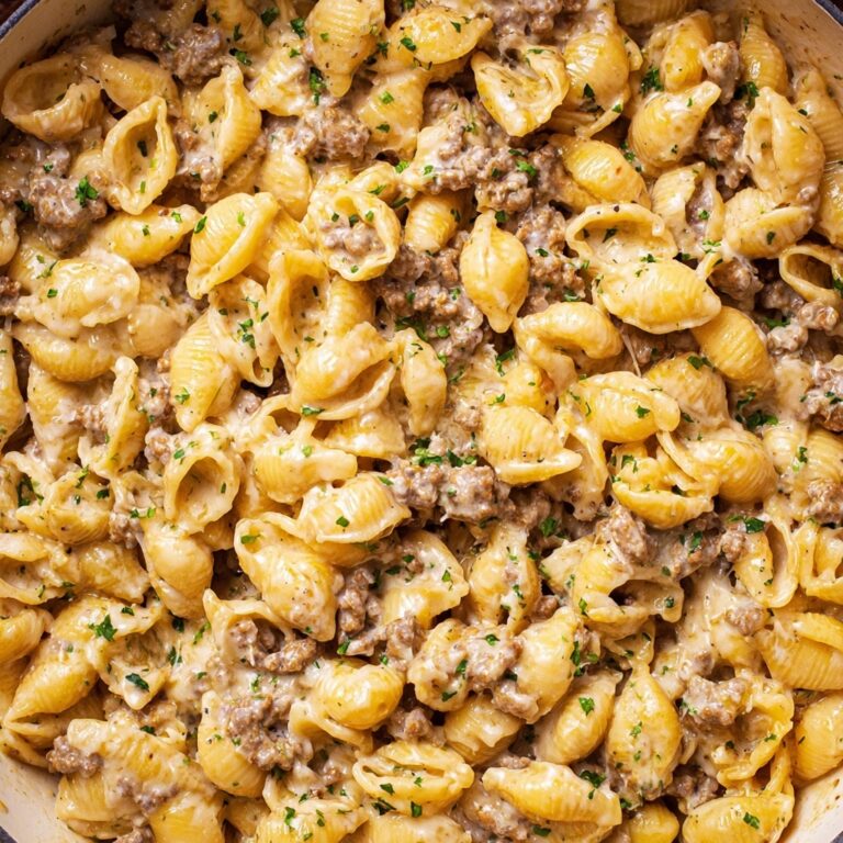 Creamy Ground Beef and Pasta Recipe
