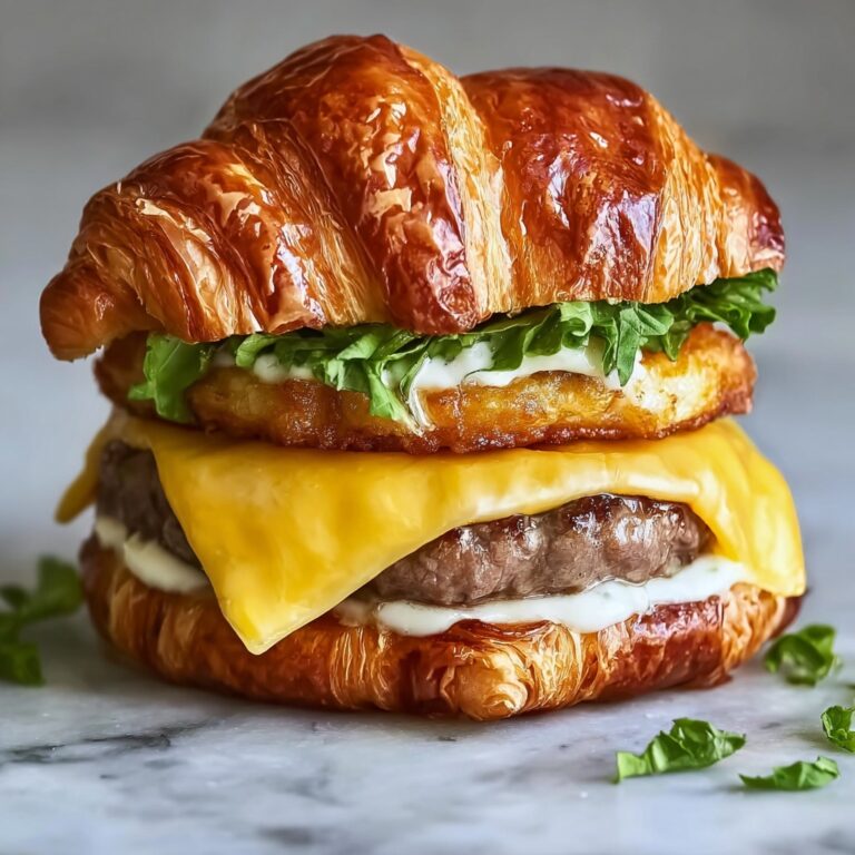 Ultimate Crispy Croissant Smash Burgers Recipe