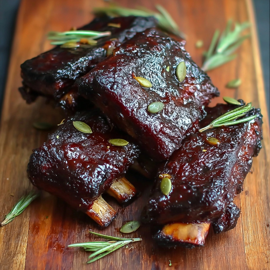 Flavorful Smoked Beef Ribs Recipe - Recipe Image