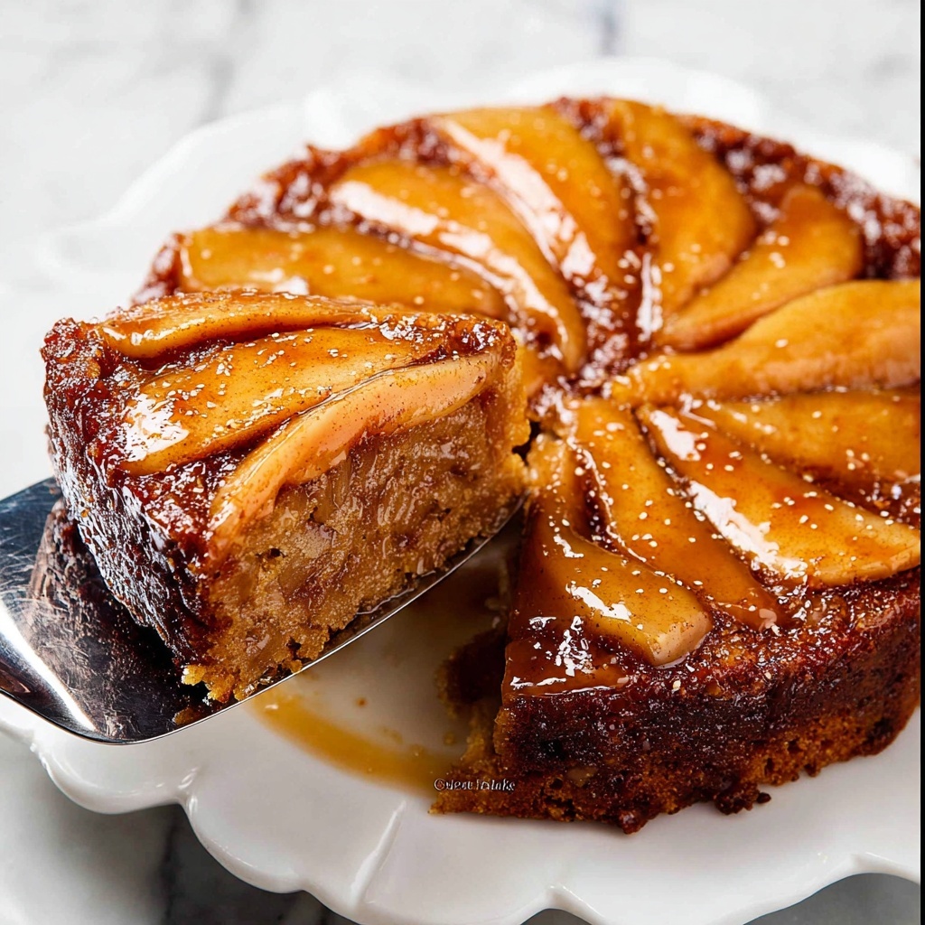 Caramel Apple Upside Down Cake Recipe - Recipe Image
