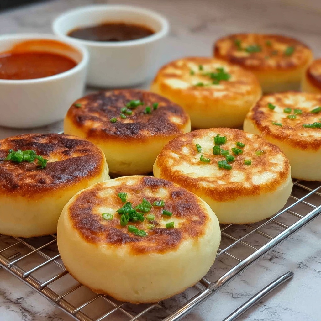 Korean Cheese Potato Pancakes (Gamjajeon) Recipe - Recipe Image