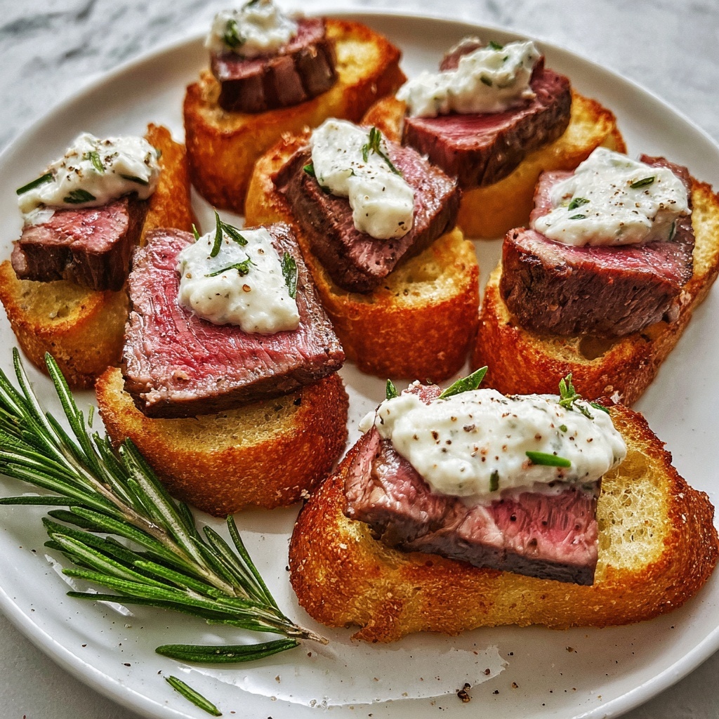 Garlic Bread Steak Bites Recipe - Recipe Image