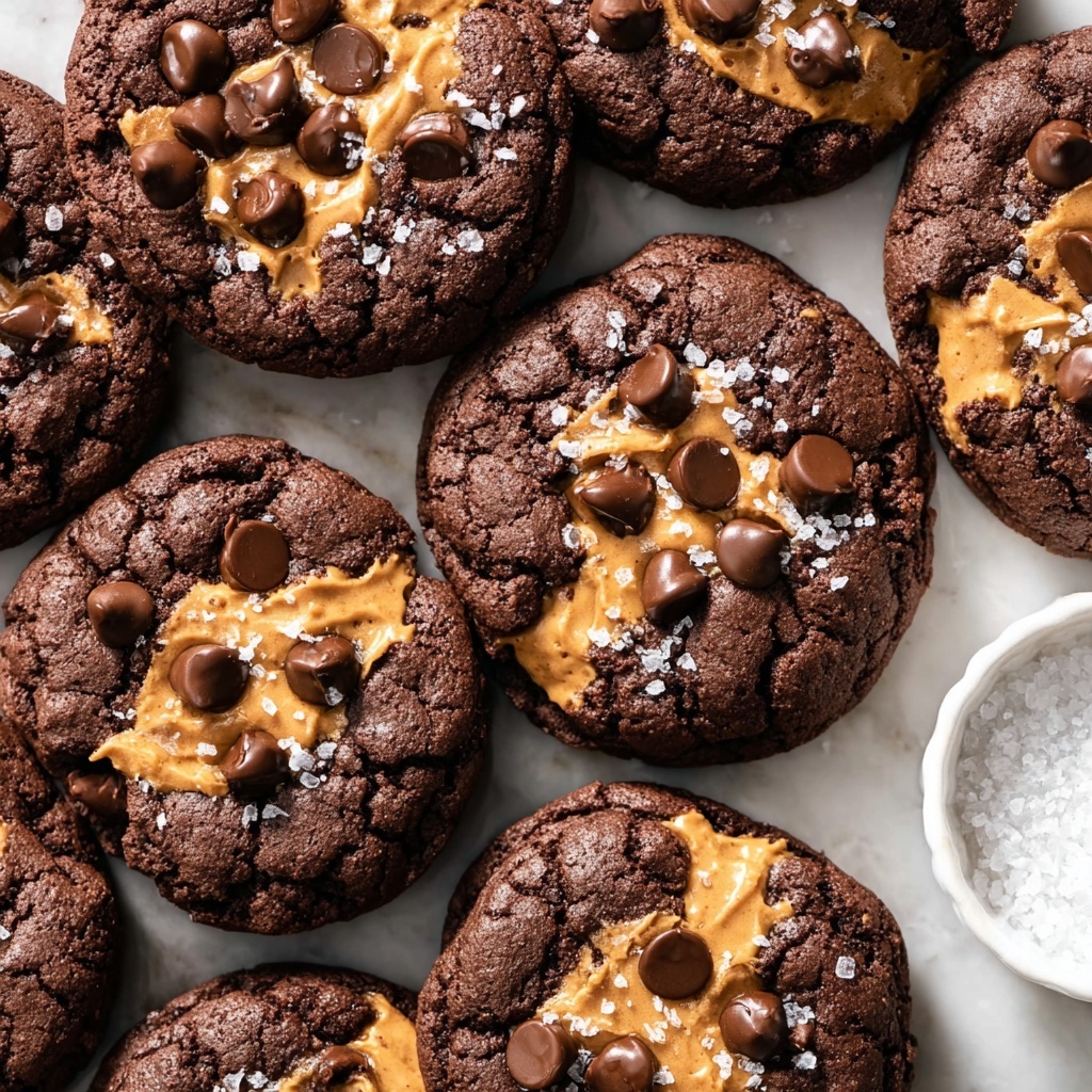 Peanut Butter Stuffed Chocolate Cookies Recipe - Recipe Image