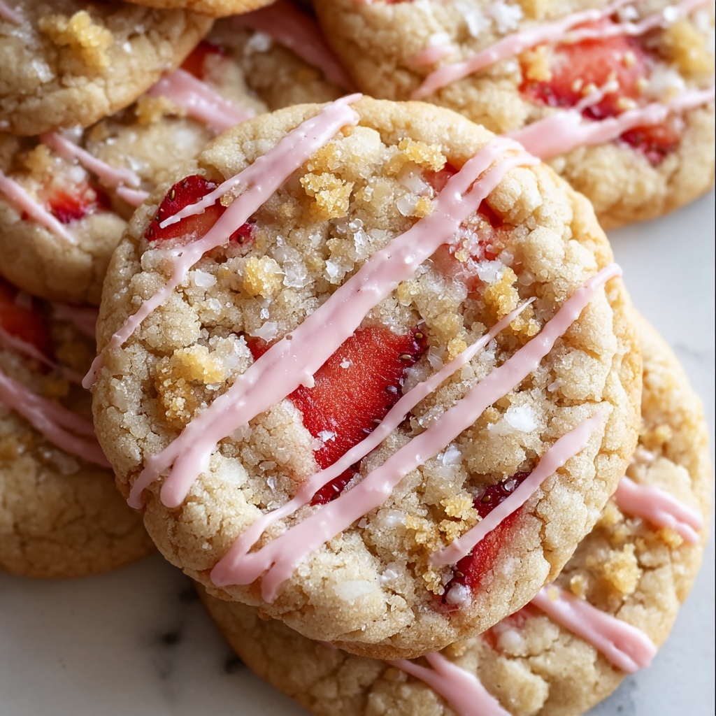 Strawberry Crunch Cookies Recipe - Recipe Image