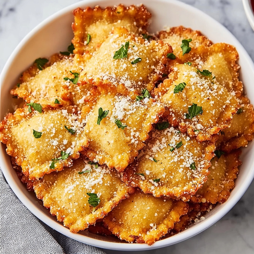 Fried Cheese Ravioli Recipe - Recipe Image