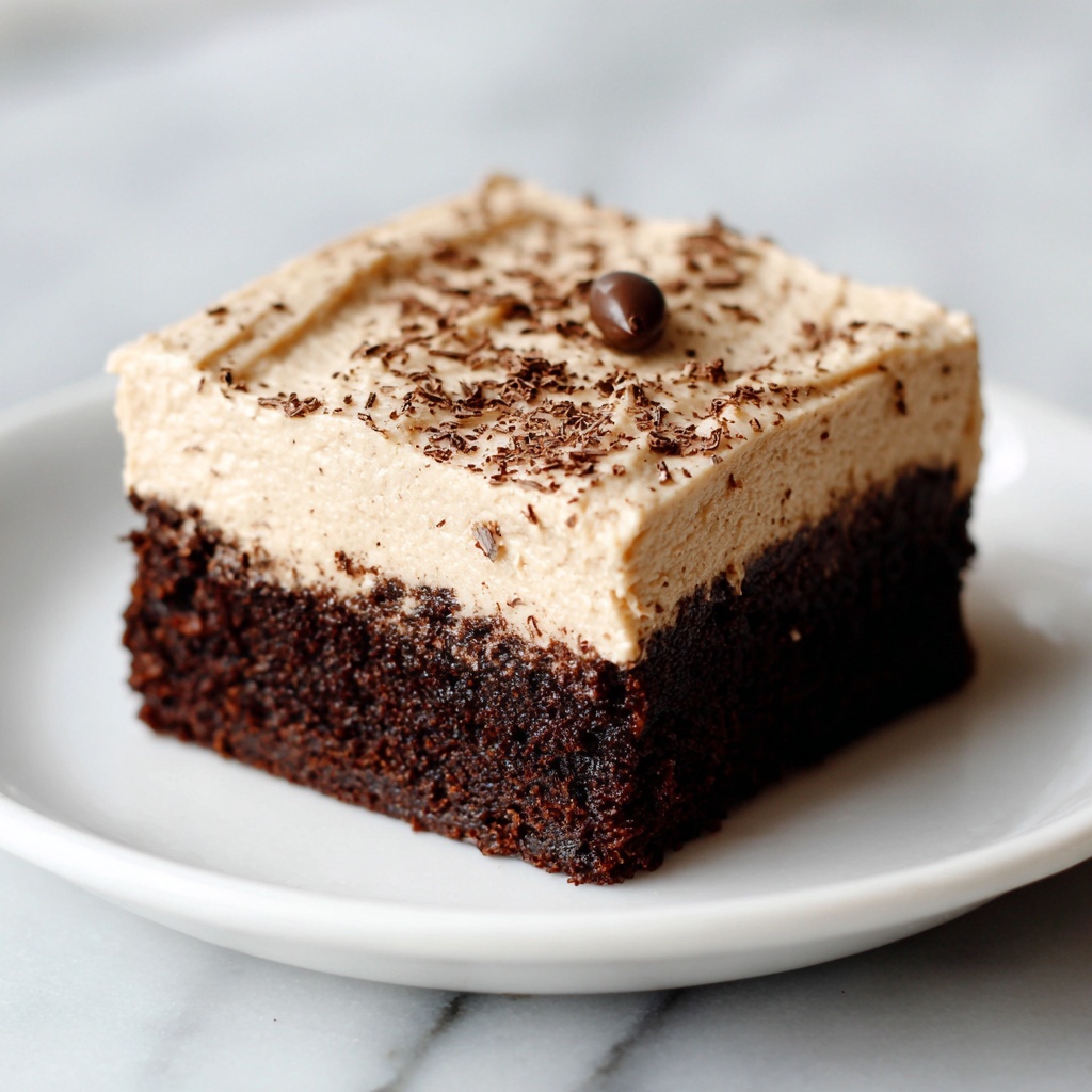 Coffee Brownies with Mocha Frosting Recipe - Recipe Image