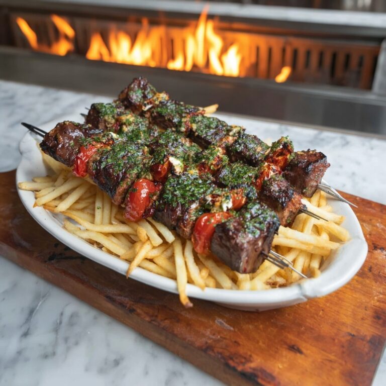Pizza Steak Skewers Recipe