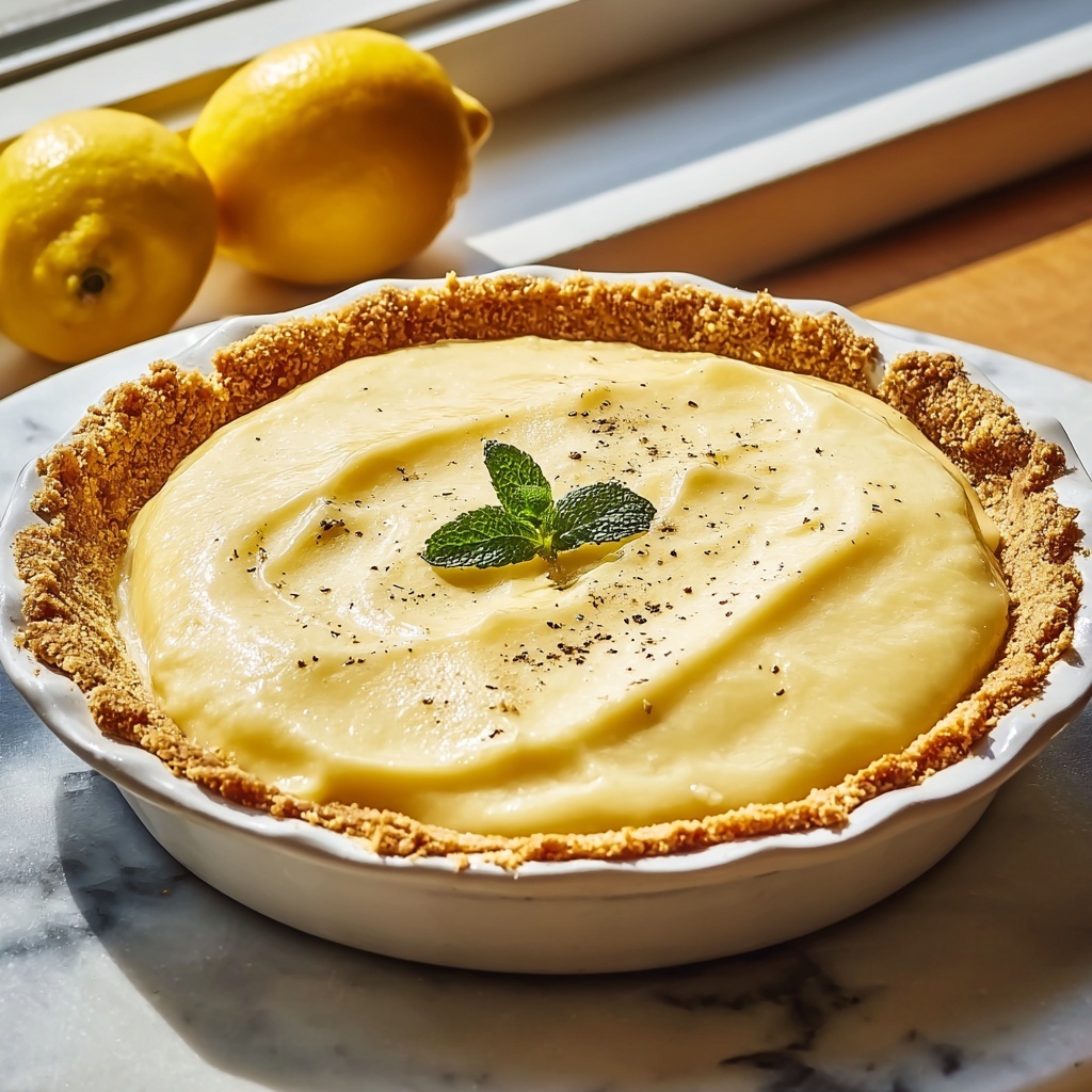 No Bake Lemon Pie Recipe - Recipe Image