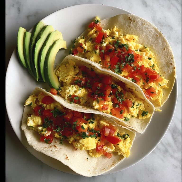 Egg Breakfast Tacos Recipe