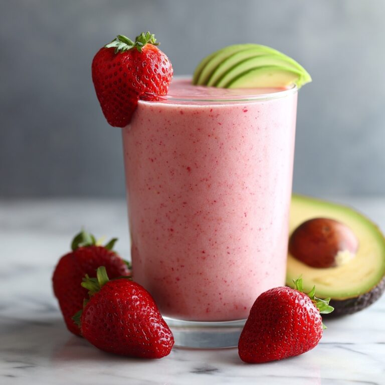 Strawberry Avocado Smoothie