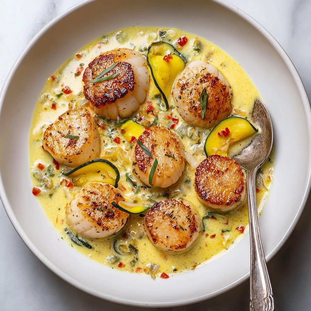 Savory Tuscan Butter Scallops Recipe - Recipe Image
