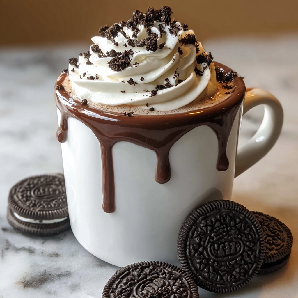 Decadent Oreo Hot Chocolate Recipe for Cozy Nights In Recipe - Recipe Image