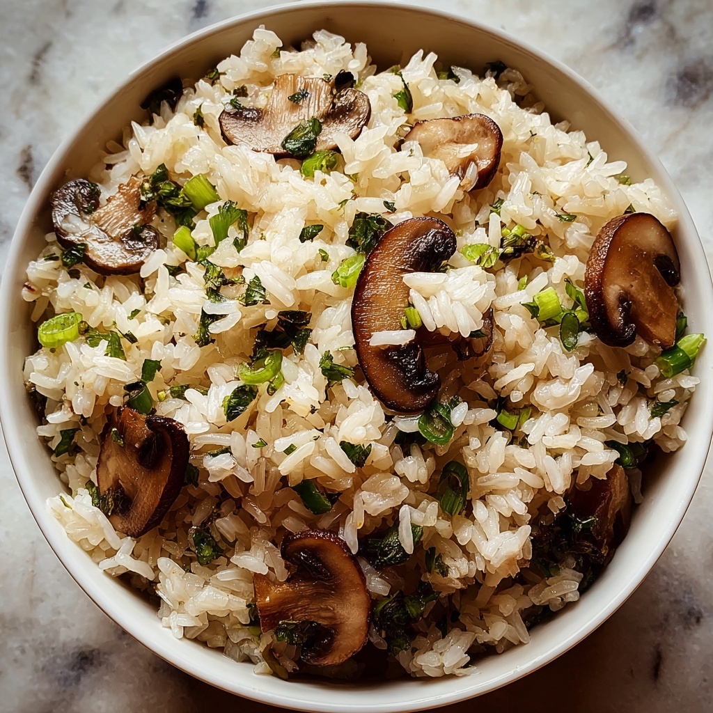 Creamy Mushroom Rice Recipe - Recipe Image