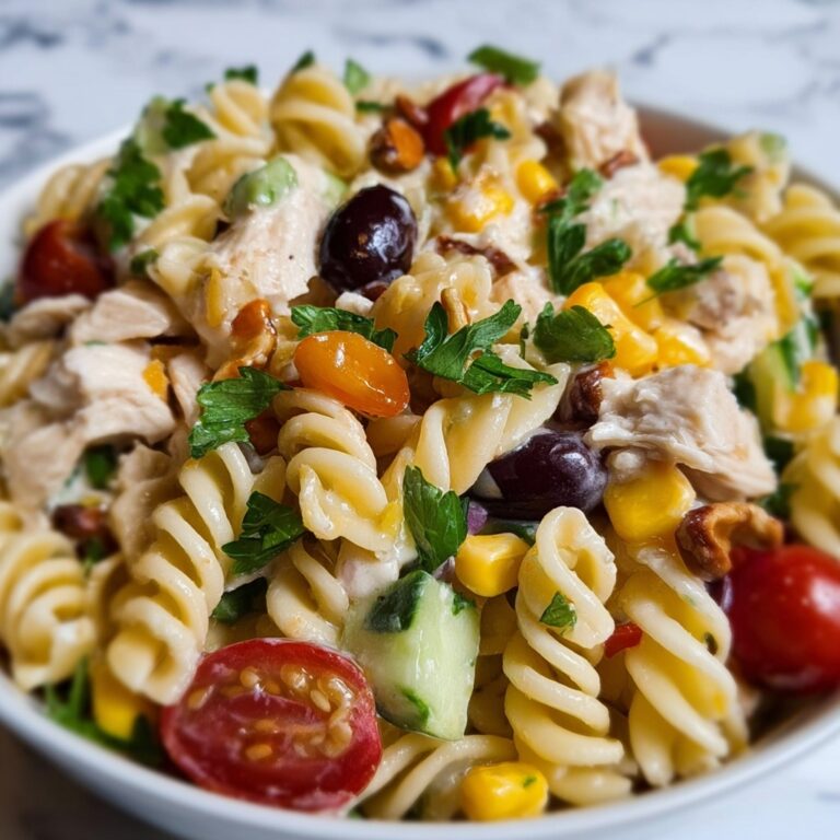 Delicious Waldorf Chicken Pasta Salad for Your Next Cookout Recipe