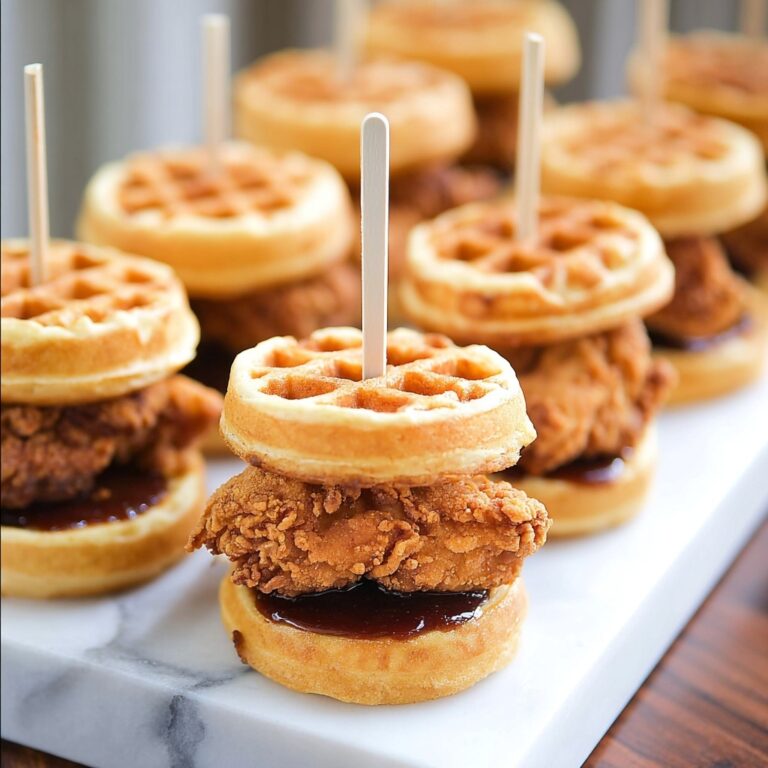 Chicken and Waffle Sliders Recipe