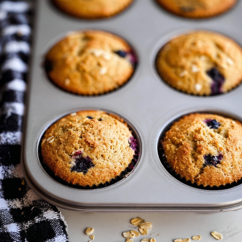 Blueberry Oatmeal Muffins Recipe - Recipe Image