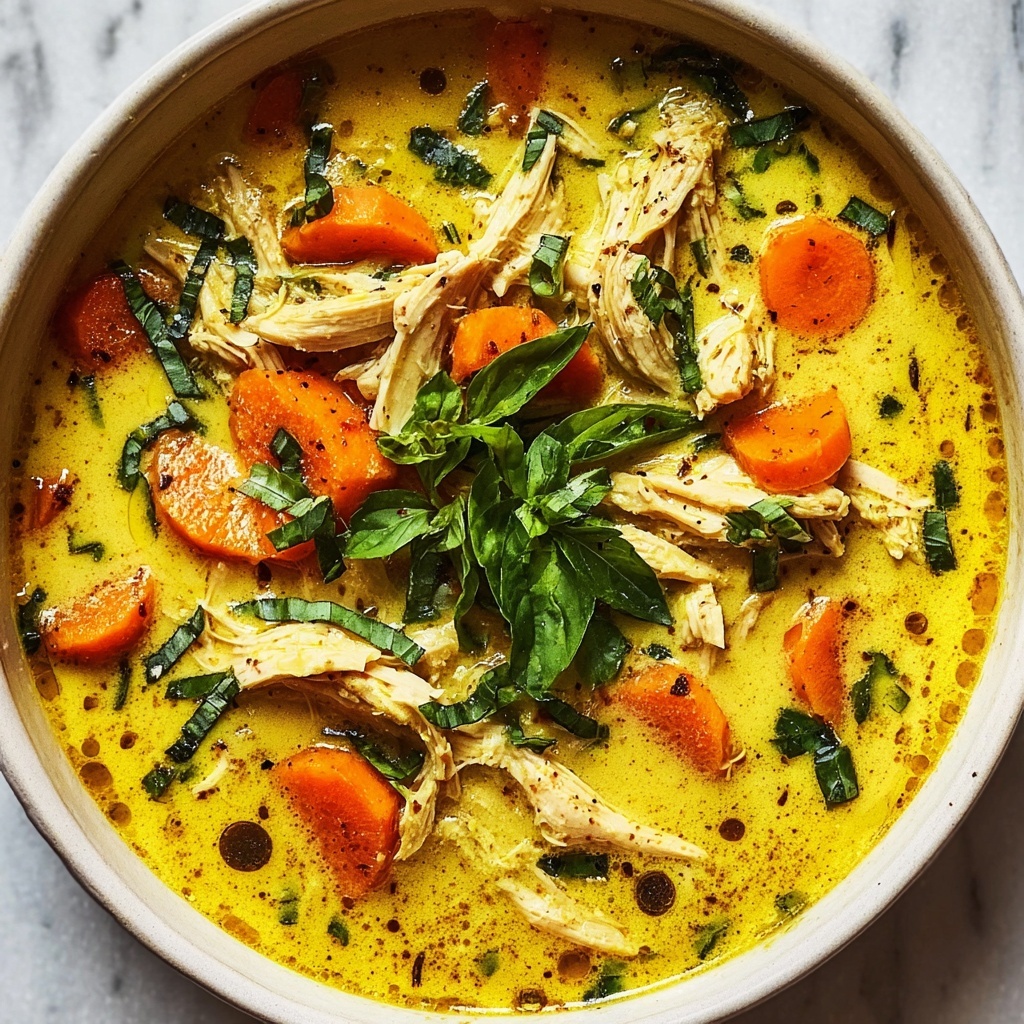 Healing Anti-Inflammatory Turmeric Chicken Soup Recipe - Recipe Image