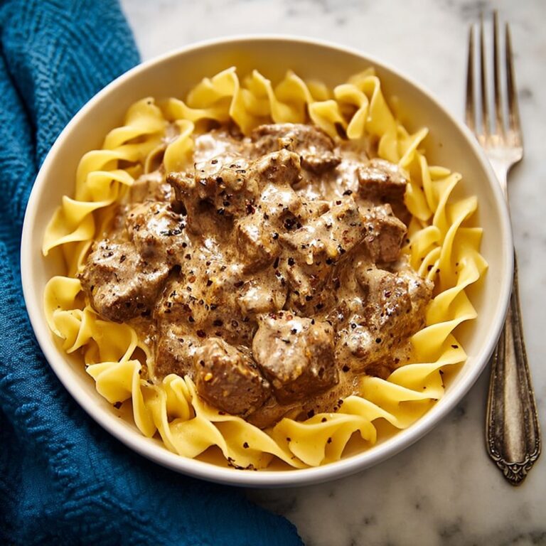 Slow Cooker Beef Stroganoff Recipe