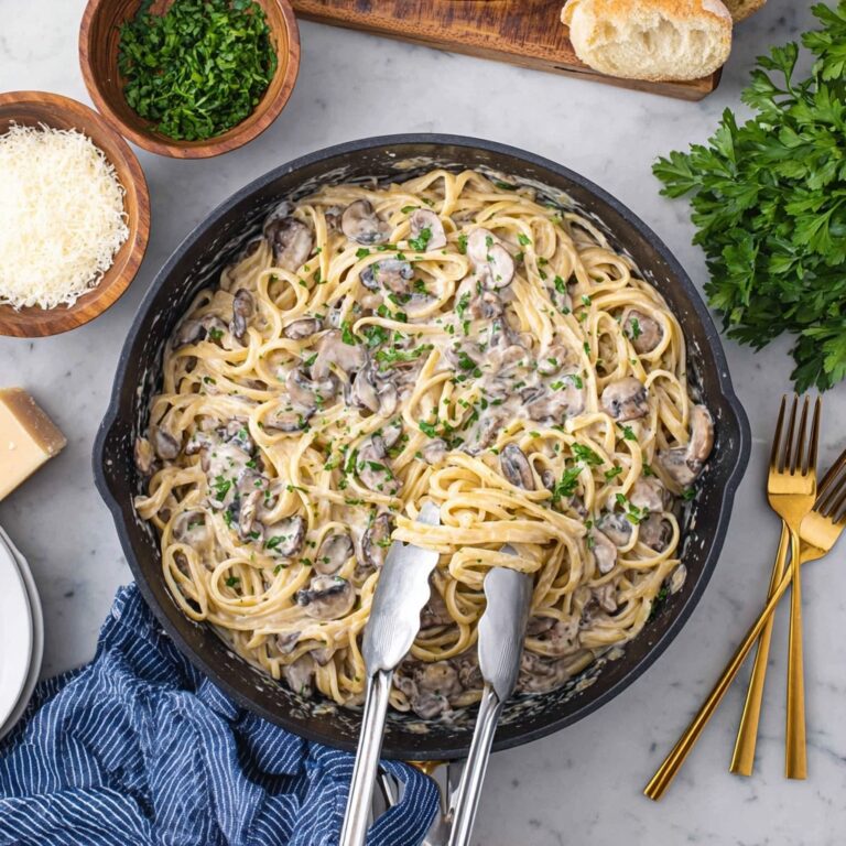 Creamy Mushroom Pasta Recipe