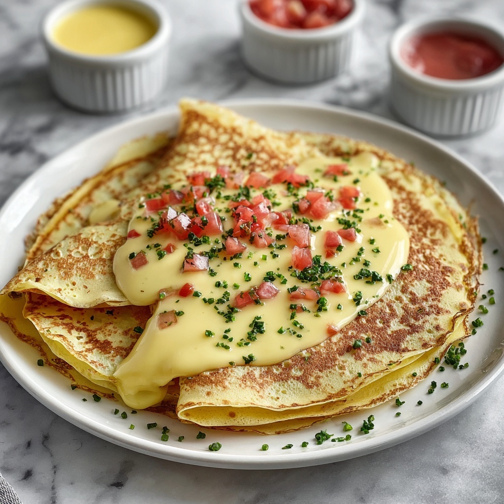 Irresistible Savory Breakfast Crepes You’ll Love to Customize Recipe - Recipe Image