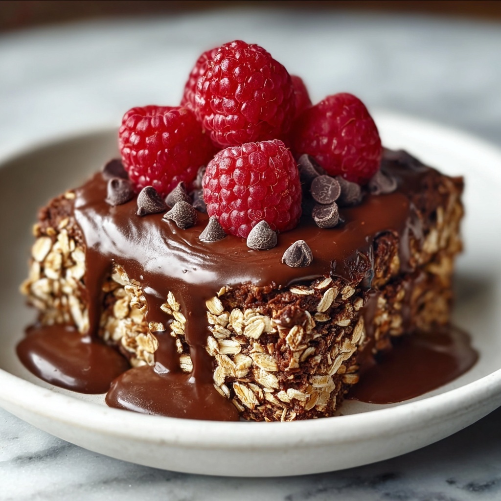 Fudgy Chocolate Baked Oats for Ultimate Breakfast Bliss Recipe - Recipe Image