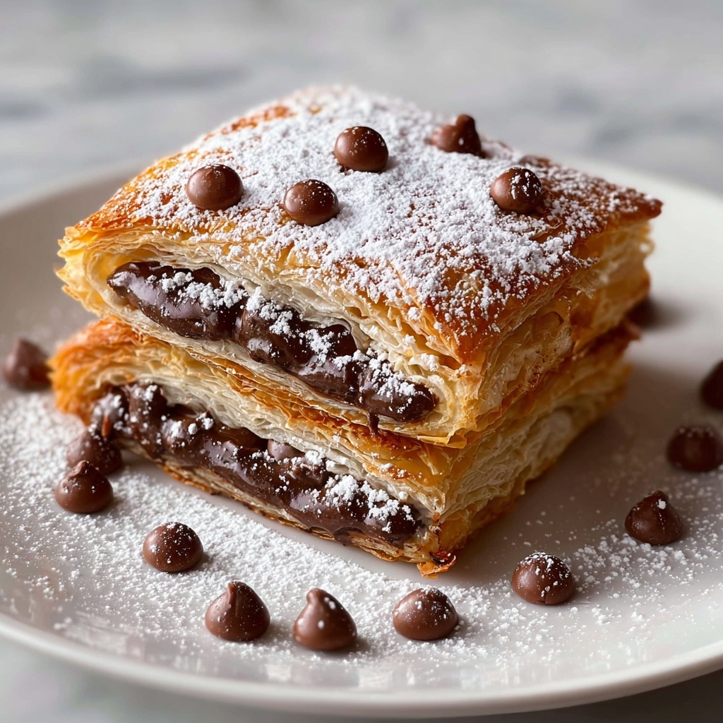 Croissant Breakfast Bake with Chocolate Chips Recipe - Recipe Image