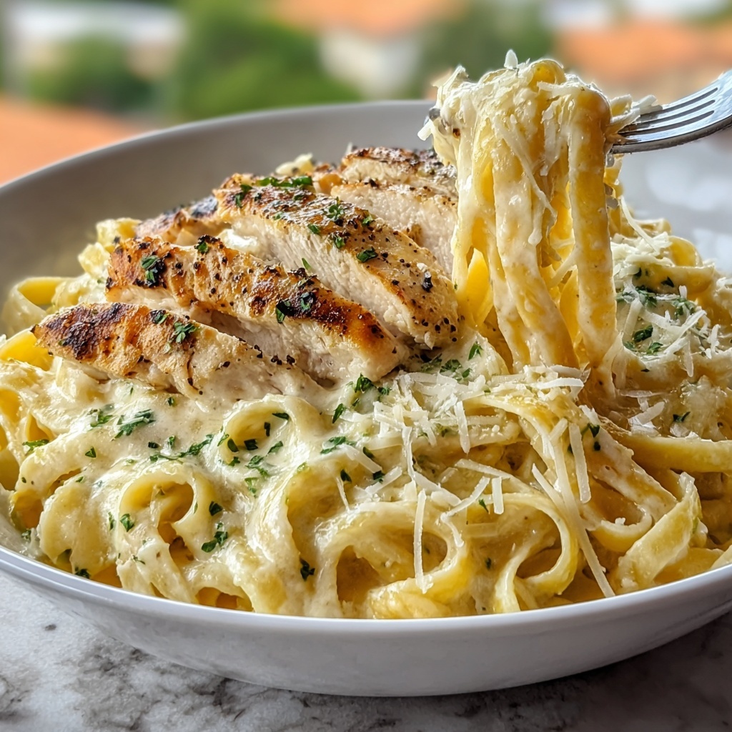 Crock Pot Chicken Alfredo Recipe - Recipe Image