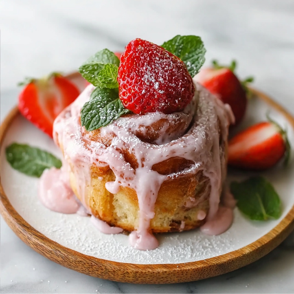 Strawberry Cinnamon Rolls Recipe - Recipe Image