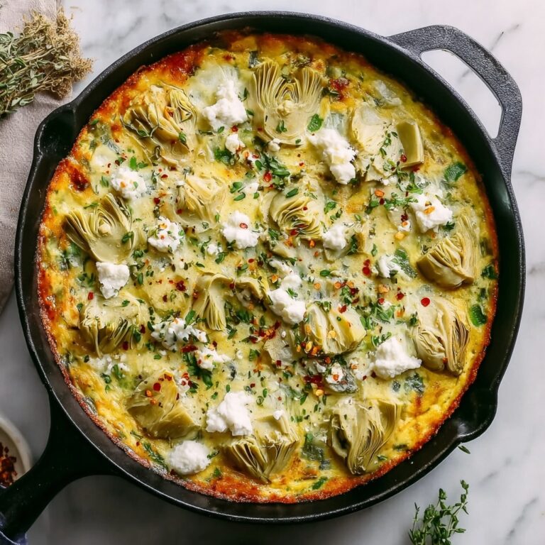 Easy Artichoke Leek Frittata Recipe