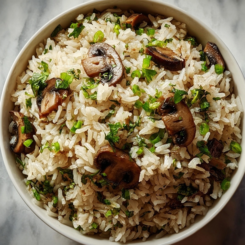 Mushroom Rice Recipe - Recipe Image
