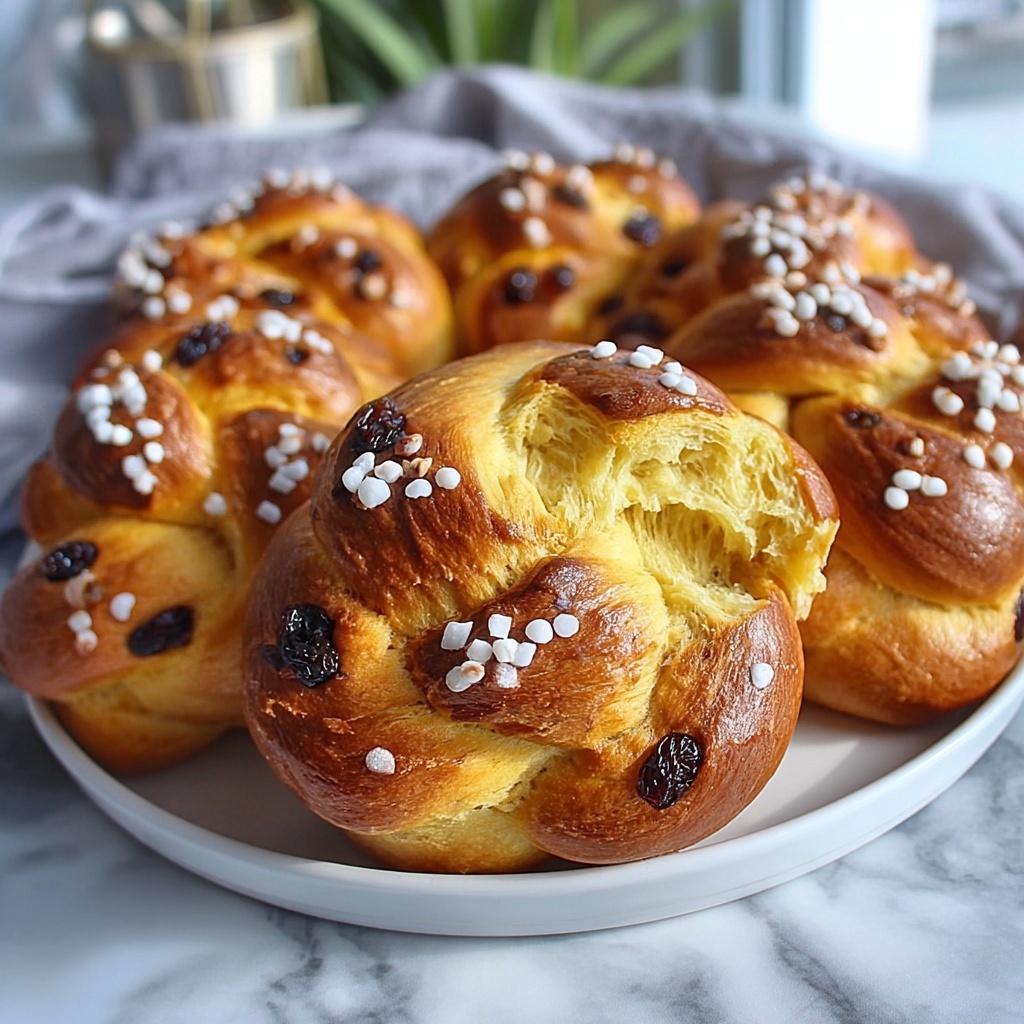 St. Lucia Saffron Buns Recipe - Recipe Image