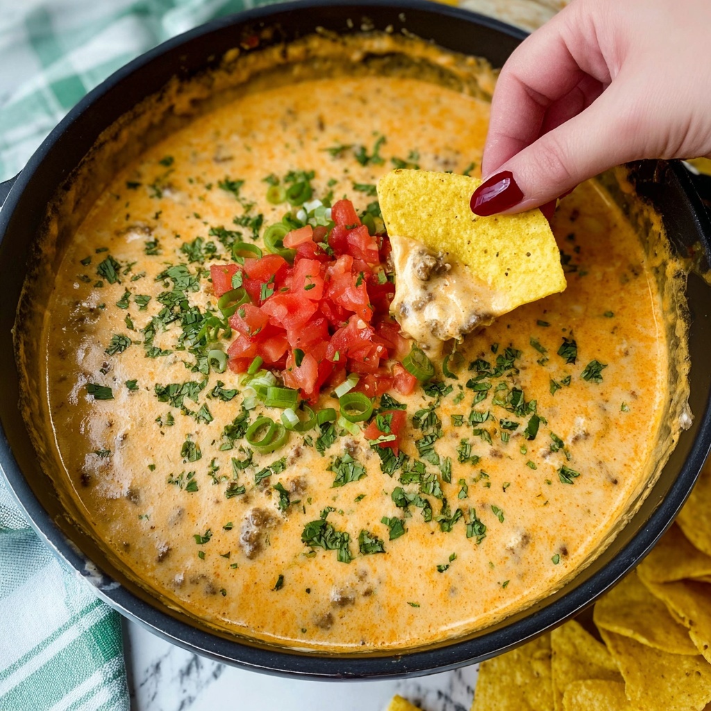 Rotel Dip with Ground Beef and Velveeta Recipe - Recipe Image