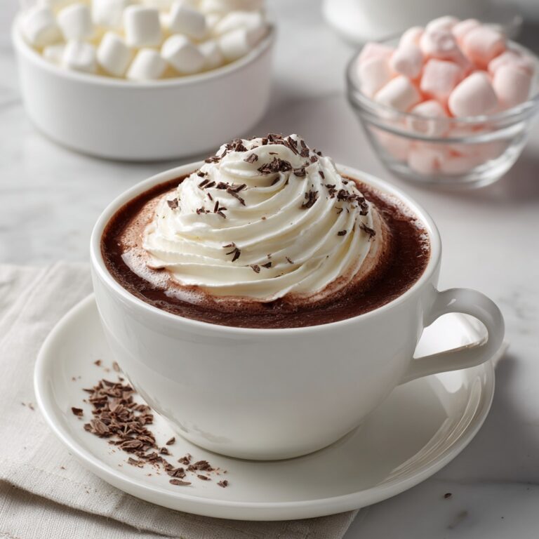 Rich Homemade Hot Chocolate Recipe