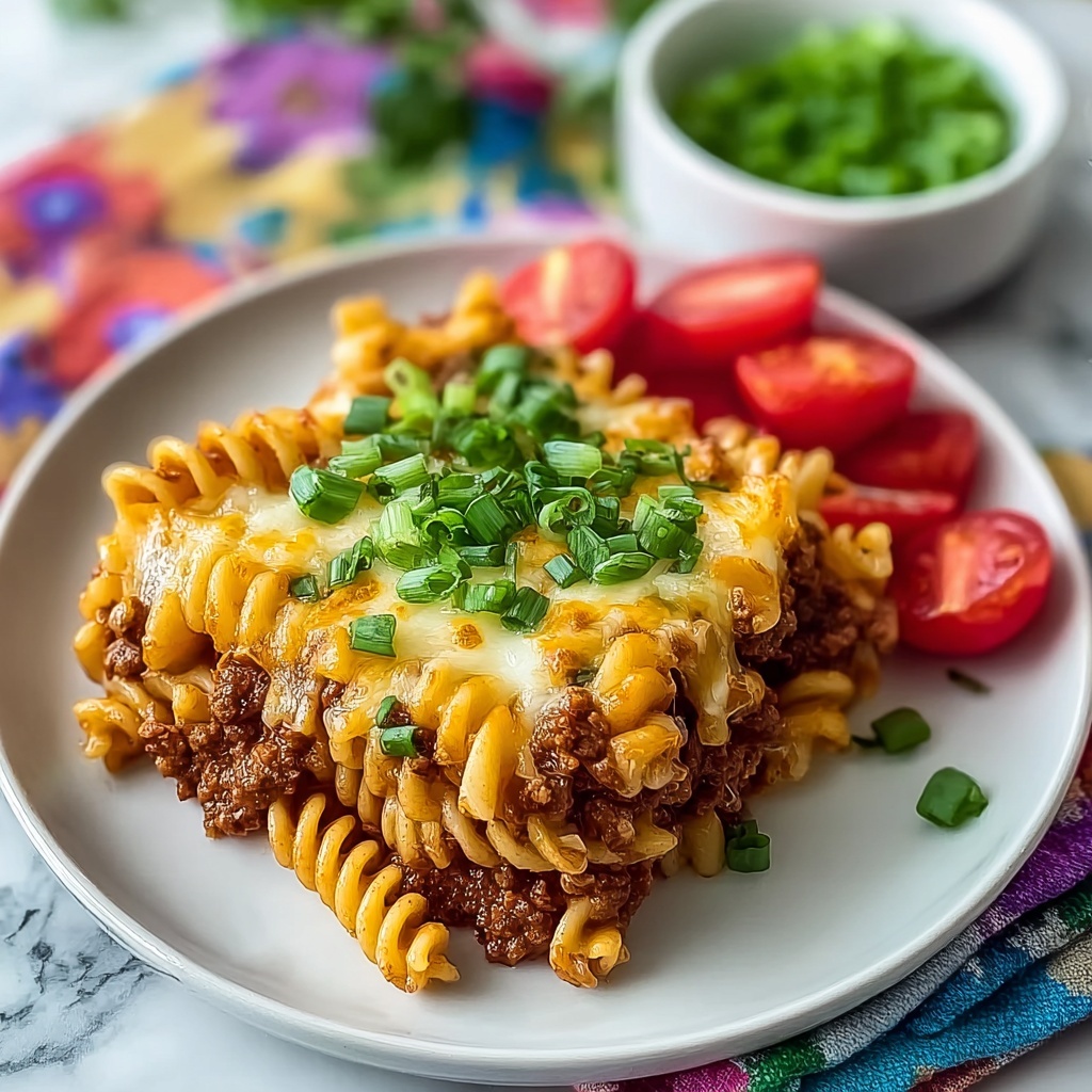 Baked Taco Pasta Recipe - Recipe Image