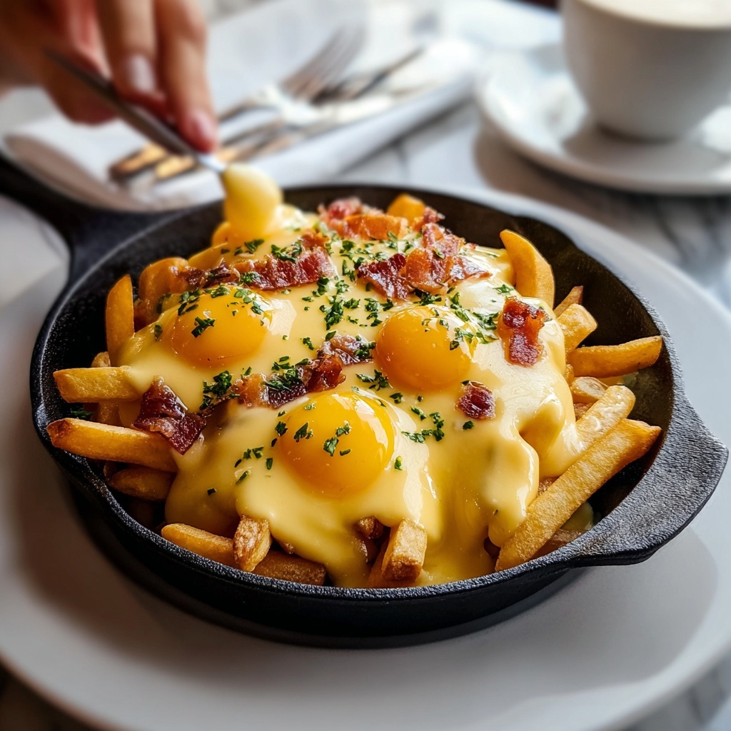 Breakfast Poutine with Hollandaise Sauce Recipe - Recipe Image