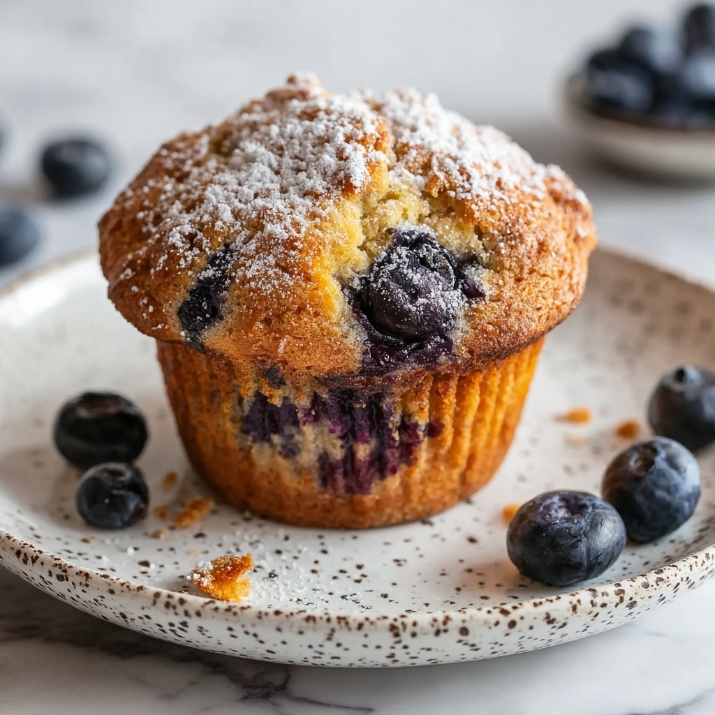 Lemon Blueberry Muffins Recipe - Recipe Image