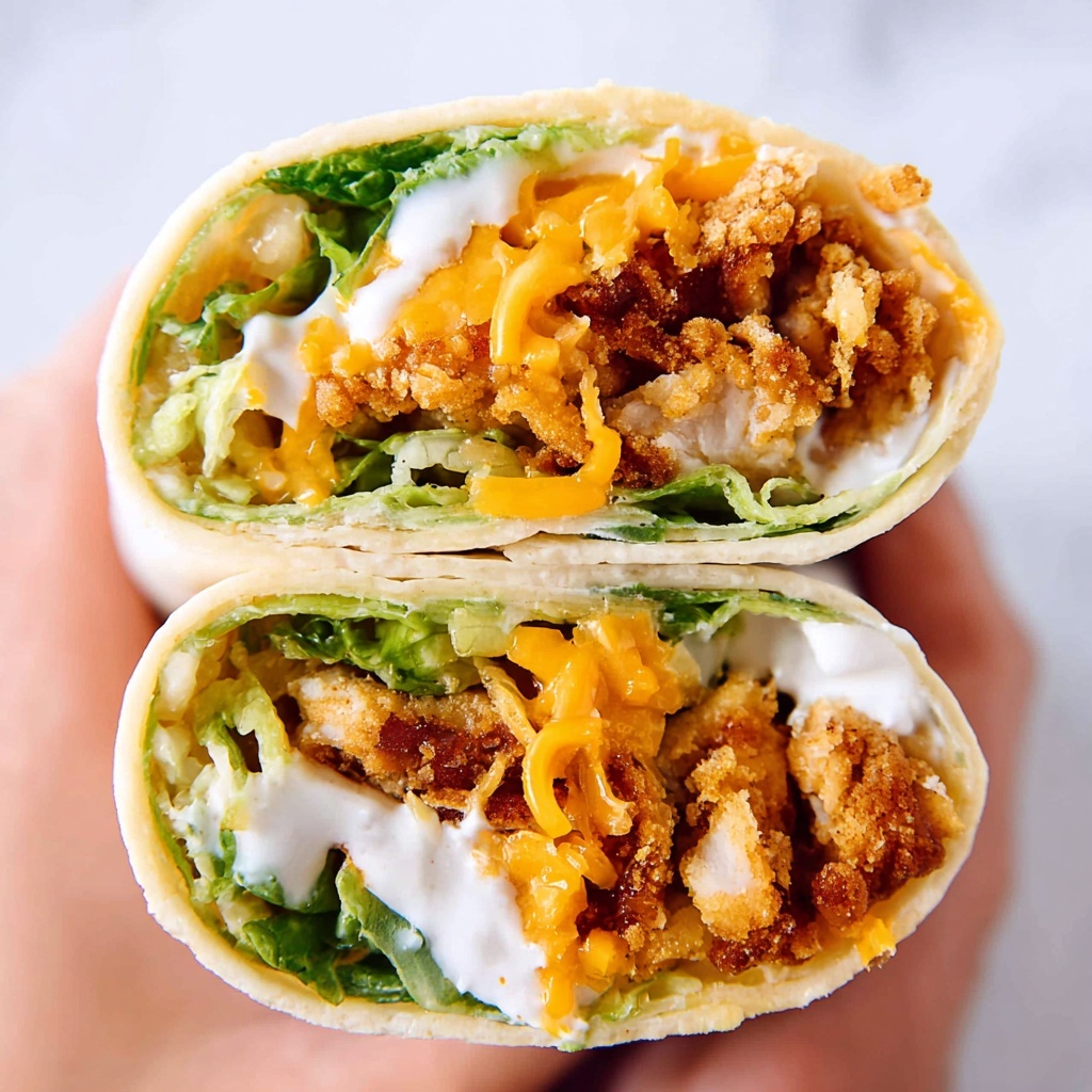 Cheddar Bacon Ranch Chicken Wraps Recipe - Recipe Image