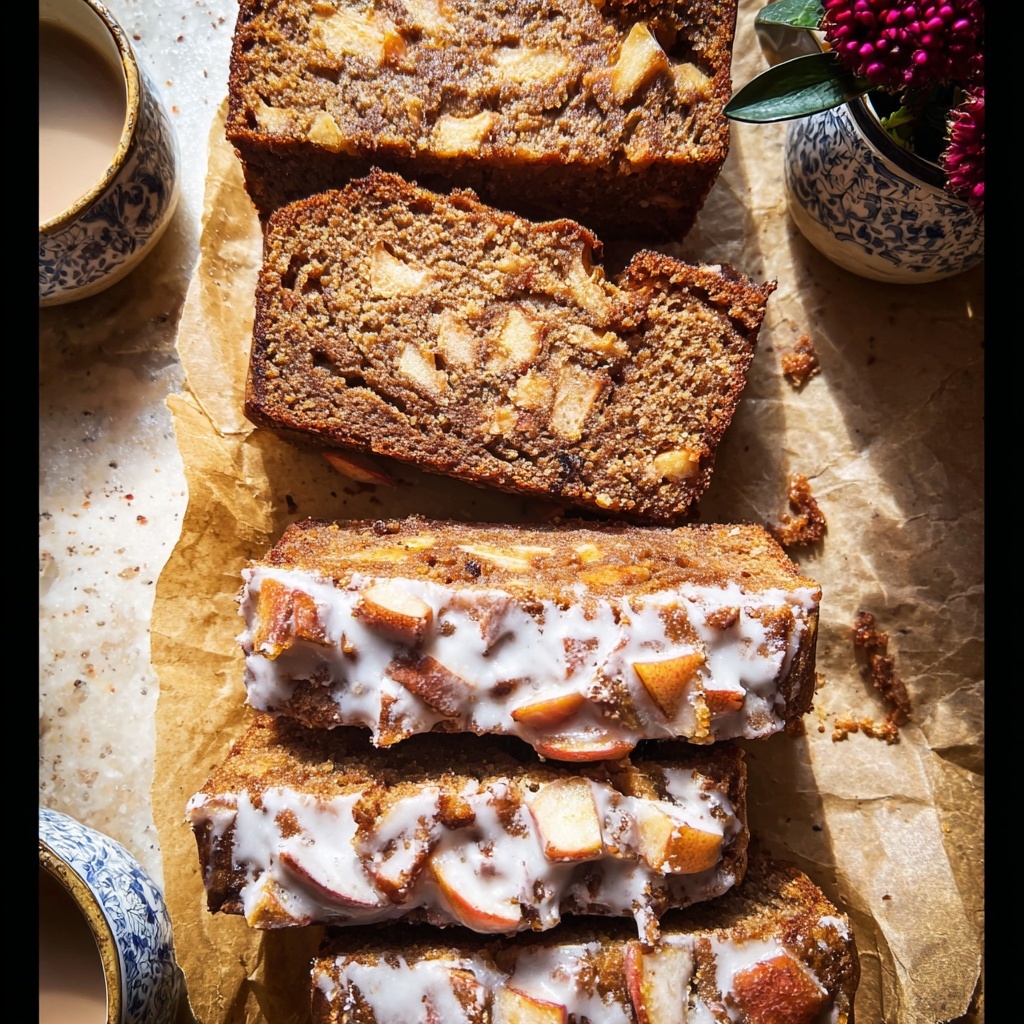 Glazed Honeycrisp Apple Fritter Cake Recipe - Recipe Image