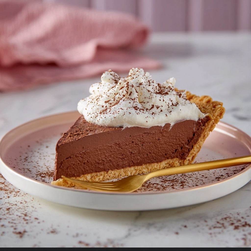 Chocolate Pie Recipe | Hersheyland Recipe - Recipe Image