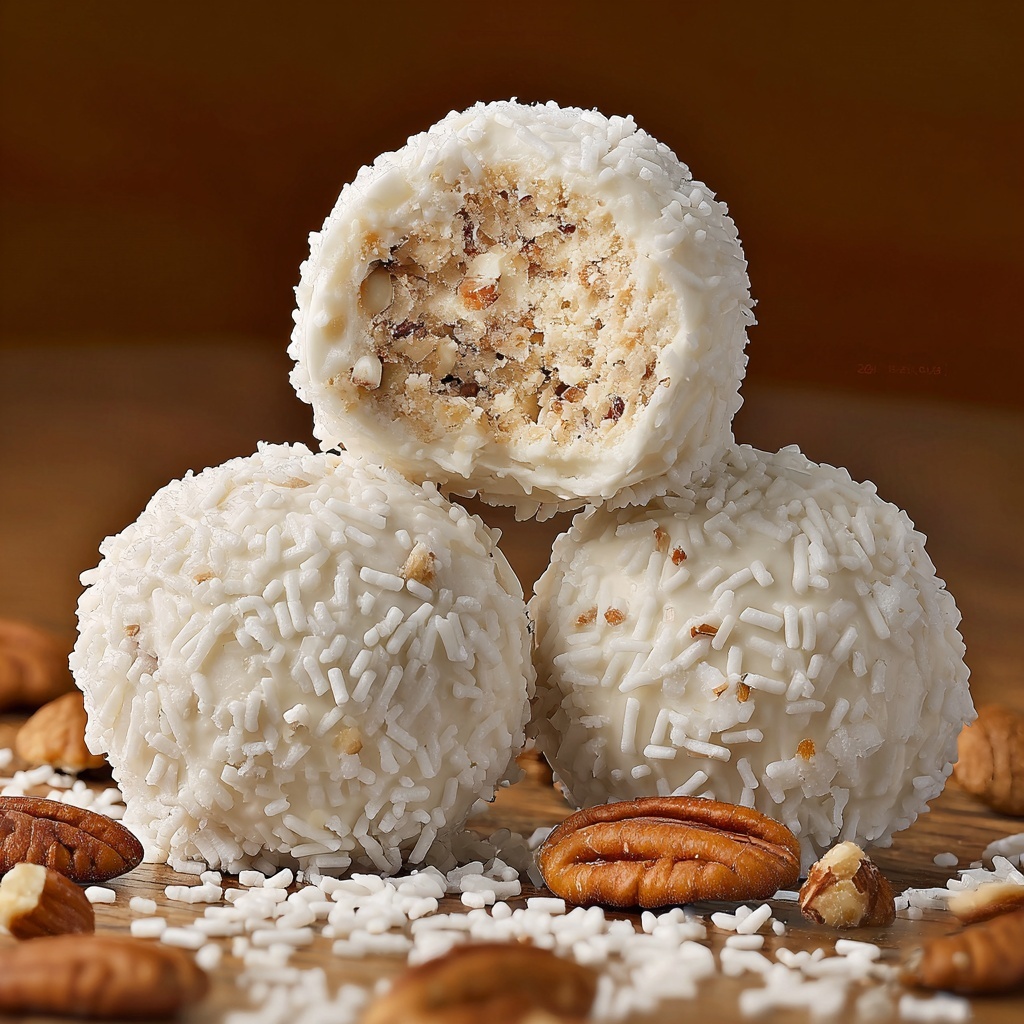 Buttery Pecan Snowball Cookies Recipe - Recipe Image